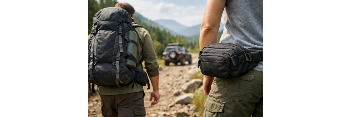 Rucksack oder Gürteltasche offroad? - Rucksack oder Gürteltasche offroad?
