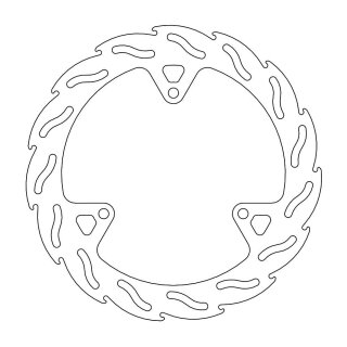 Moto-Master bremseskive Fix Flame 110657