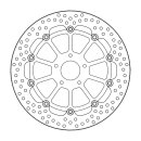 Moto-Master Disque de frein Flottant Rond 112224