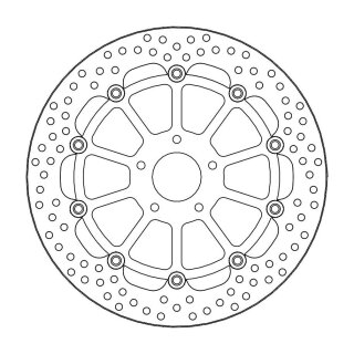 Moto-Master Disco de Freno Flotante Redondo 5.5Mm 112225