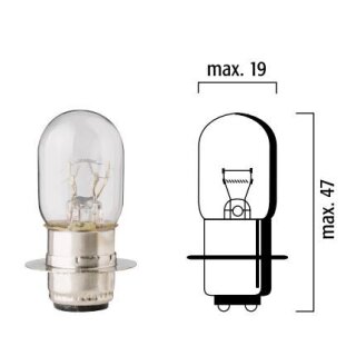 FLOSSER Bulb 12V 25/25W P15D-25-1 10Pk