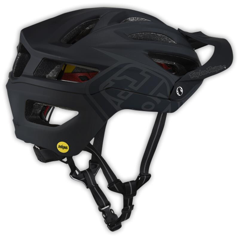 Troy Lee Designs 2018 A2 MIPS MTB Bicycle Helmet Decoy BLACK 19148520 