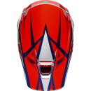 Fox Motocross Helm V3 Idol [Org/Blu]