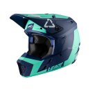Leatt Helm GPX 3.5 türkis-blau