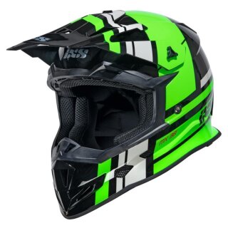 iXS Motocrosshelm iXS361 2.3 schwarz-grün-grau