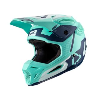 Leatt Motocross Helm GPX 5.5 Composite türkis blau weiss