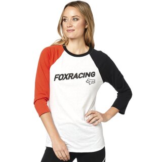 Fox Struck Langarm Top [Wht]