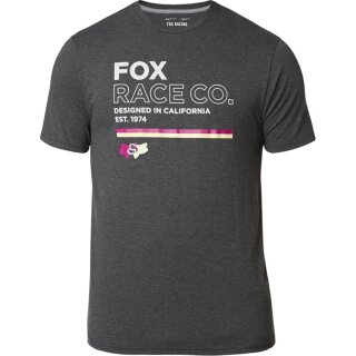 Fox Analog Kurzarm Tech T-Shirt [Htr Blk]