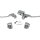 DRAG SPECIALTIES Controls Hb 5/8" 84-95