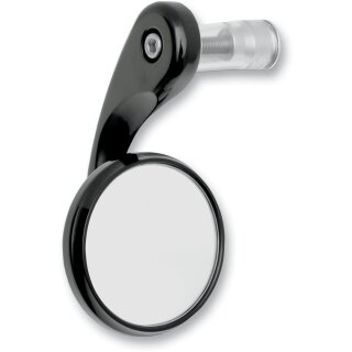 TODDS CYCLE Mirror Bar End Left Blk