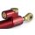 AMMORTIZZATORE DI STERZO 75MM CSC MAD RED