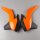 Spoiler radiador KTM SXF 13-15/ EXC 14- naranja/negro