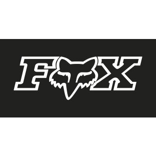 F-HEAD-X TDC STICKER 10 INCH [WHITE]