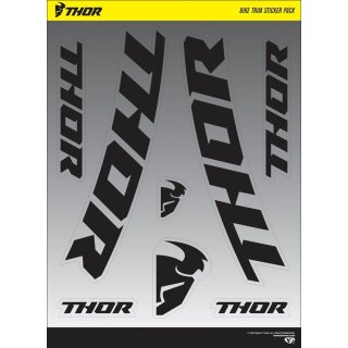 Thor Bike Trim Sticker S18 Decal Sheet 2Pk Black/White