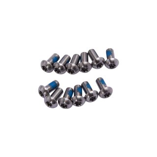 Juego de 12 tornillos SRAM Sram para frenos titanio plata