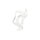 Zéfal drinking bottle holder plastic jump white