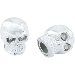 Contec CT valve cap pair of skull chrome