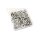 BOFIX BOFIX baseboard M6 Nirosta, pack A 100 ST
