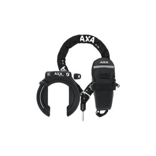 AXA only Axa Rahmenschloss-Set Block Xxl + Kette/Tasche