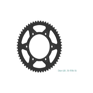 Esjot Kettenrad 428 56Z Stahl Schwarz