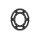 Esjot chain wheel 520 41Z steel black