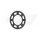 Esjot chain wheel 520 44Z steel black