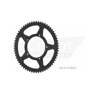 Esjot chain wheel 420 62Z steel black