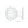 Esjot chain wheel 530 44Z steel black
