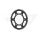 Esjot chain wheel 525 43Z steel black