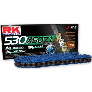 RK Kette 530 Xso 118 N Blau/Schwarz Offen