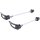 Campagnolo Campa Schnellspanner-Set F. Vorder- U. Hinterrad