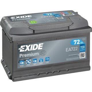 Exide Starterbatterie 12V 72Ah  720A (En)