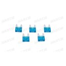 Dresselhaus Flachsicherung Mini 15A Hellblau / 5 St.