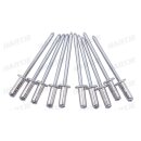 Dresselhaus Blindniete 4,0 X 10,0Mm Alu/Stahl, Flachkopf