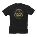 100% T-Shirt Fullface Schwarz