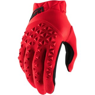 100% Handschuhe Airmatic Rot/Schwarz