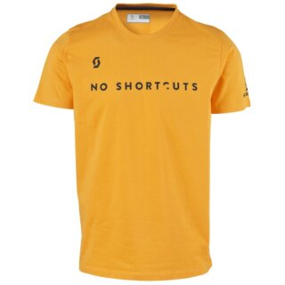 Scott T-Shirt 5 No Shortcuts S-SL - zinnia orange