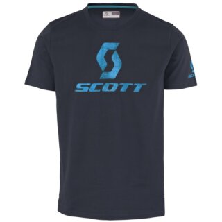 Scott T-Shirt Ms 10 Icon S-SL - blue nights