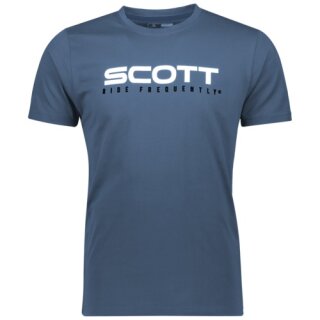 Scott T-Shirt 10 Heritage S-SL - ensign heather blue