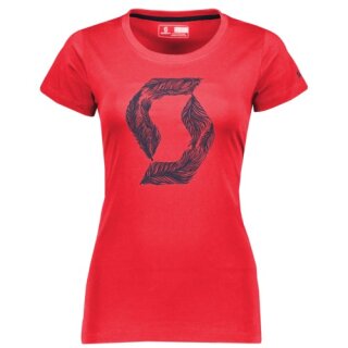 Scott T-Shirt Damen 10 Feather Icon S-SL - melon red