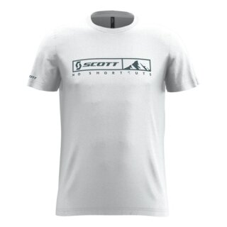 Scott T-Shirt Ms 10 No Shortcuts S-SL - white