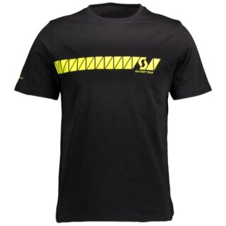 Scott Shirt Ms Corporate FT S-SL - black/Sulphur yellow
