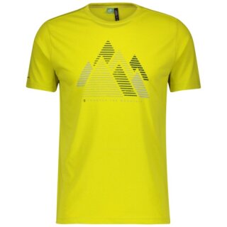 Scott Shirt Ms Defined DRI Graphic S-SL - sulphur yellow