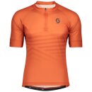 Scott Shirt Ms Endurance 20 S-SL - orange pumpkin/dark grey