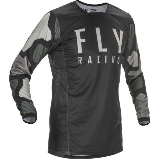 Fly Racing Hemd Kinetic K221 schwarz-grau