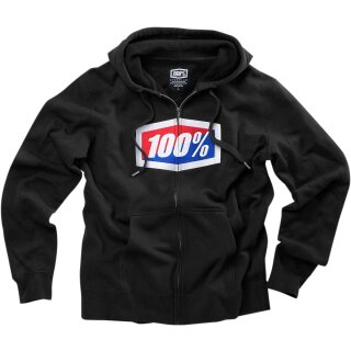 100% Fleece Zip Official Bk