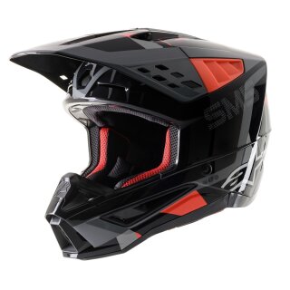 Alpinestars Motocross Helm Sm5 Rover G/R/G