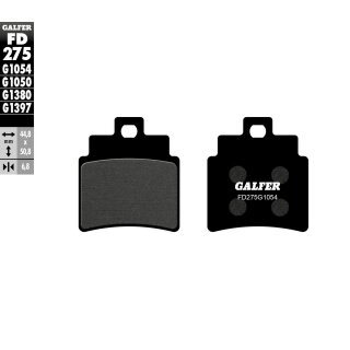 Pastiglie freno Galfer - metallo sinterizzato