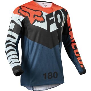 Fox 180 Trice Jersey [Gry/Org]