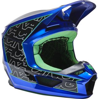 Fox V1 Peril Helm, [Blu]